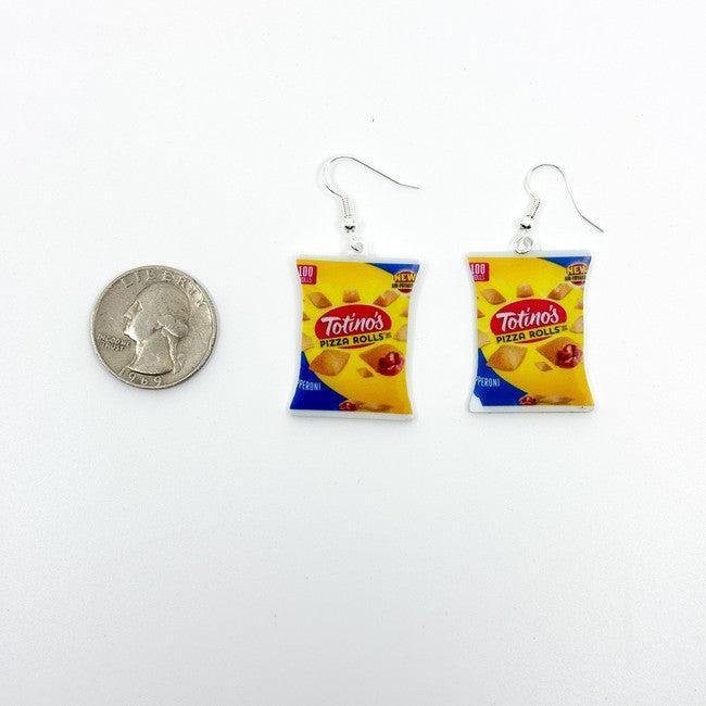 Pizza Roll Earrings - Polychrome Goods 🍊