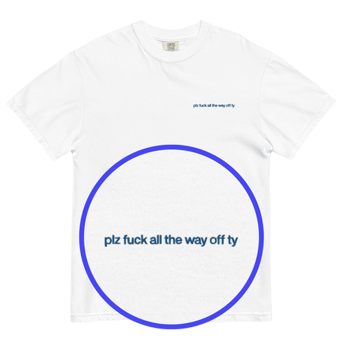 plz fuck all the way off ty. Embroidered Shirt