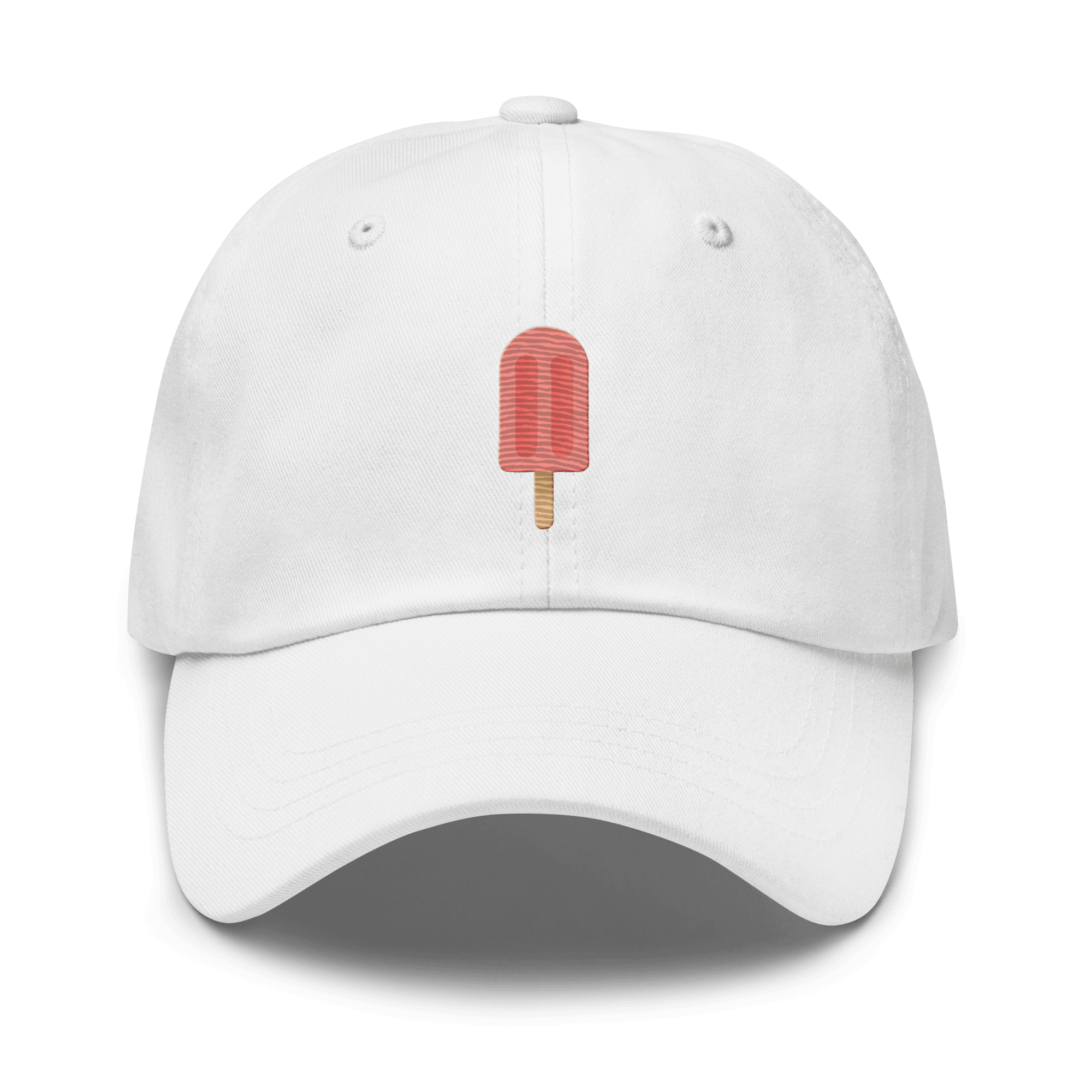 Popsicle Embroidered Dad Hat - Pink | Summer Hat - Polychrome Goods 🍊