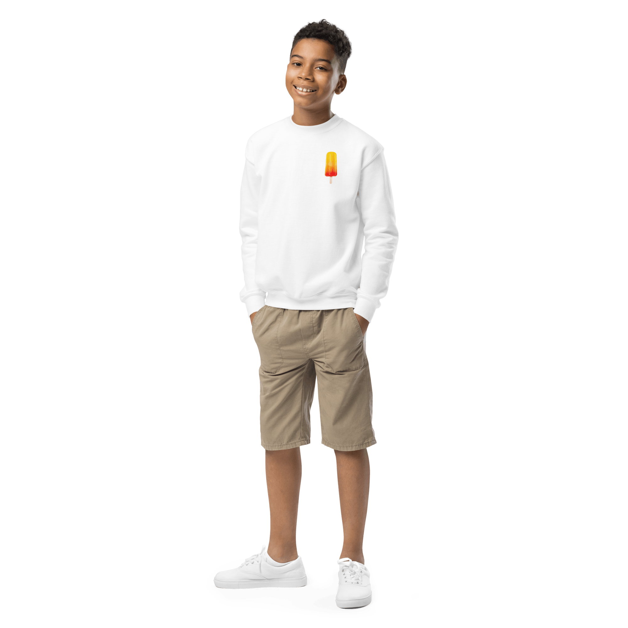 Popsicle Youth Kids Sweatshirt - Polychrome Goods 🍊