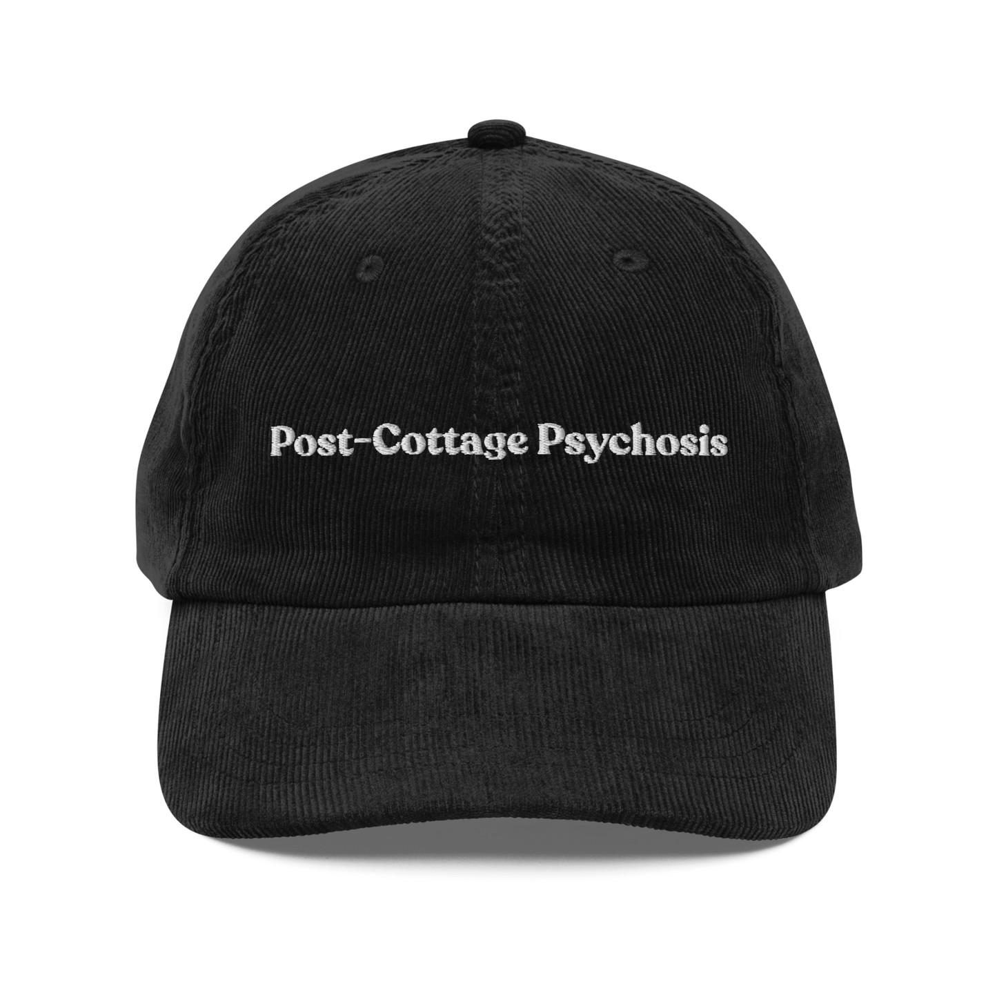 Post - Cottage Psychosis Embroidered Corduroy Hat - Polychrome Goods
