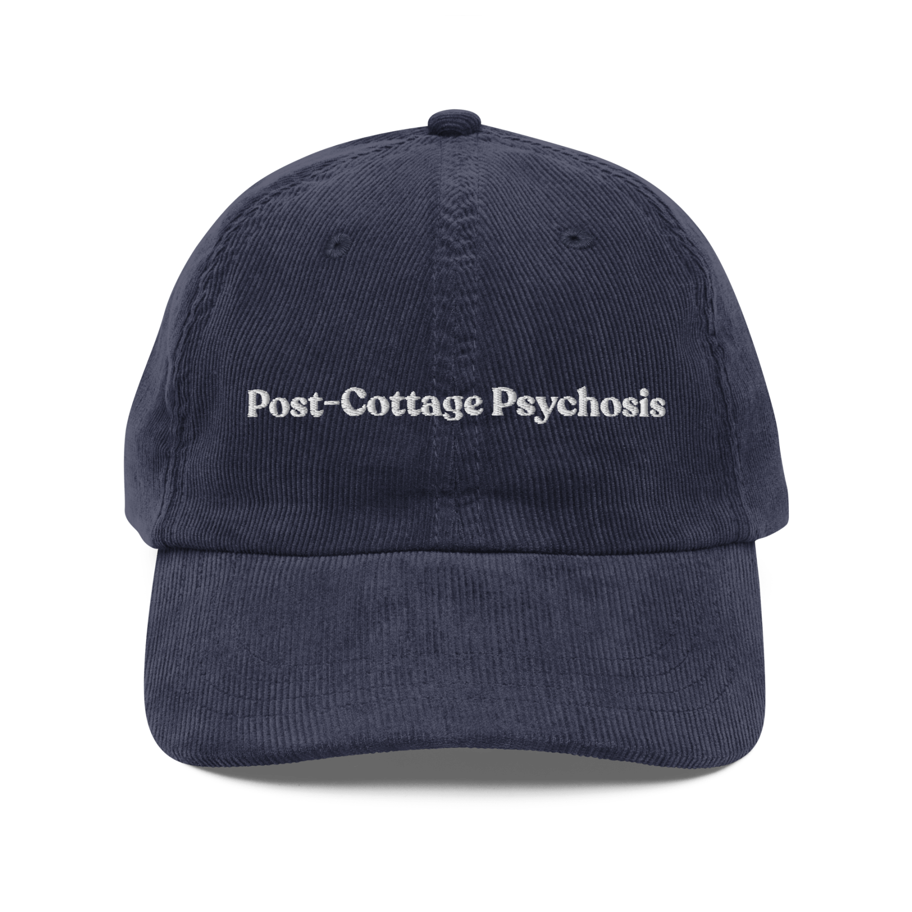 Post - Cottage Psychosis Embroidered Corduroy Hat - Polychrome Goods