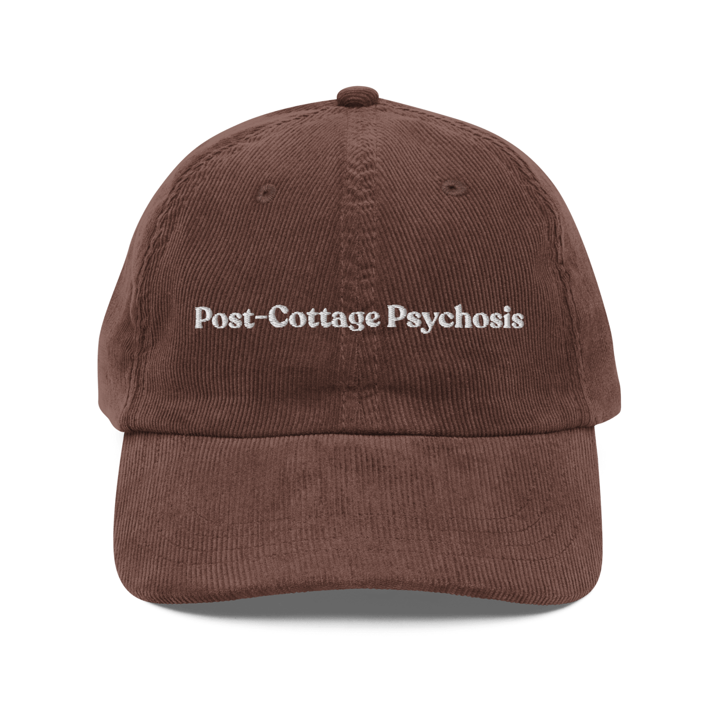 Post - Cottage Psychosis Embroidered Corduroy Hat - Polychrome Goods