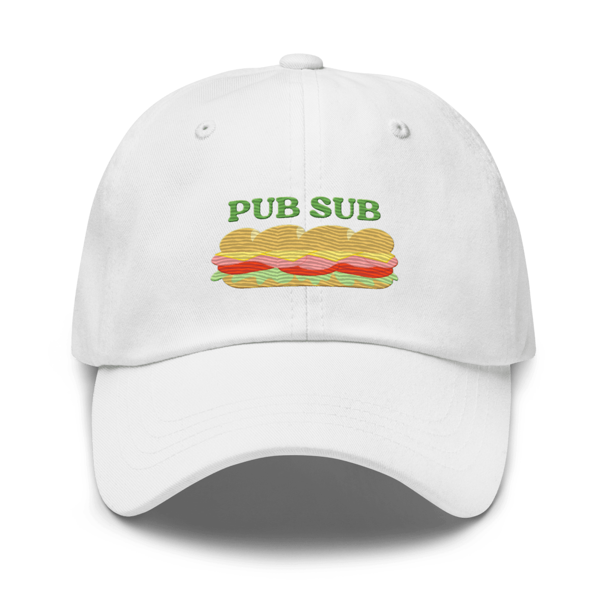 Pub Sub Embroidered Dad Hat - Publix - Polychrome Goods 🍊