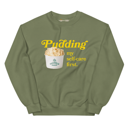 Pudding My Self - Care First Sweatshirt – Magnolia Bakery x Polychrome Goods - Polychrome Goods