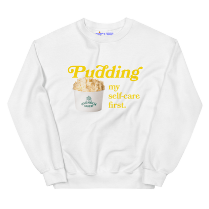 Pudding My Self - Care First Sweatshirt – Magnolia Bakery x Polychrome Goods - Polychrome Goods