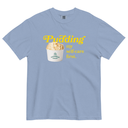 Pudding My Self - Care First T-Shirt - Polychrome Goods x Magnolia Bakery - Polychrome Goods 🍊