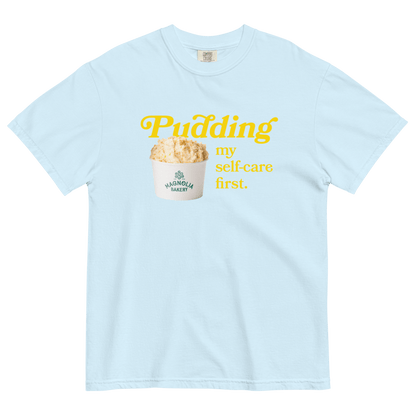Pudding My Self - Care First T-Shirt - Polychrome Goods x Magnolia Bakery - Polychrome Goods 🍊
