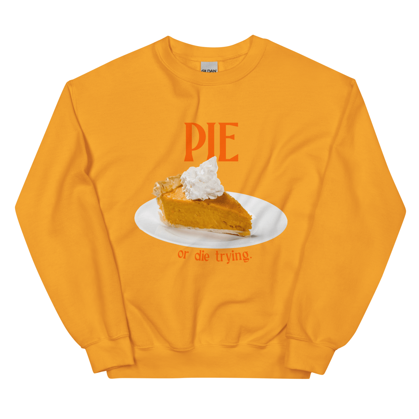 Pumpkin Pie or Die Trying Thanksgiving Sweatshirt - Polychrome Goods