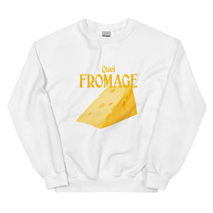 Quel Fromage 🧀 Sweatshirt - Polychrome Goods 🍊