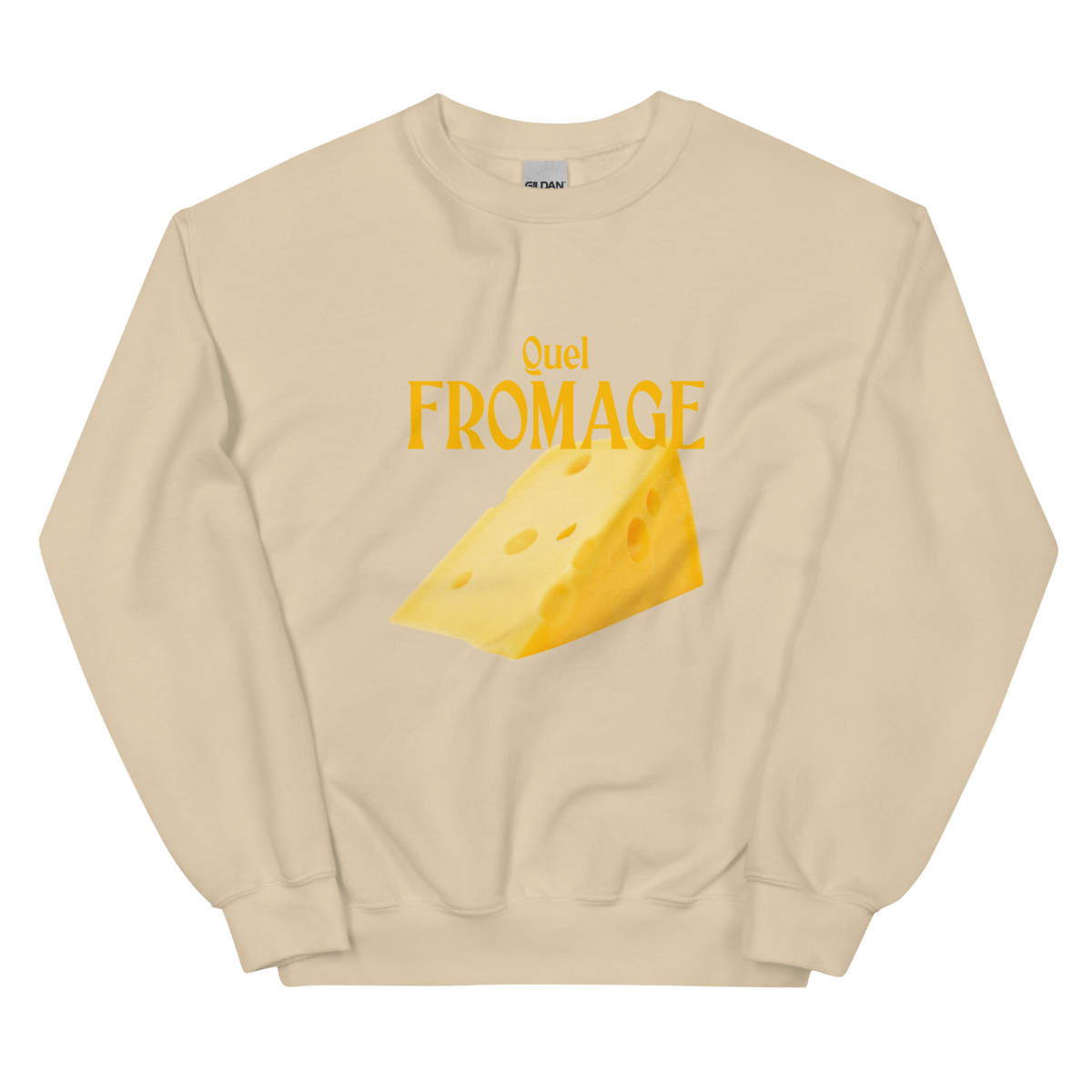 Quel Fromage 🧀 Sweatshirt - Polychrome Goods 🍊