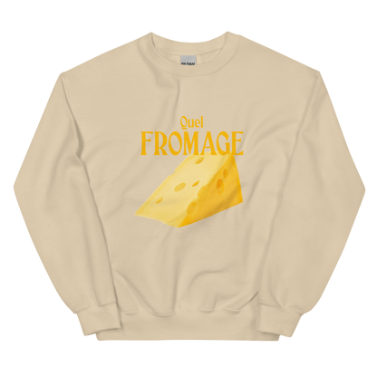 Quel Fromage 🧀 Sweatshirt - Polychrome Goods 🍊