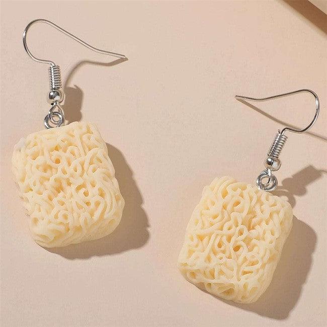 Ramen Noodle Earrings - Polychrome Goods 🍊