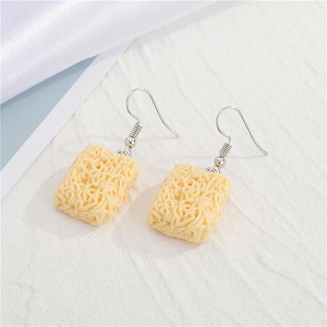 Ramen Noodle Earrings - Polychrome Goods 🍊