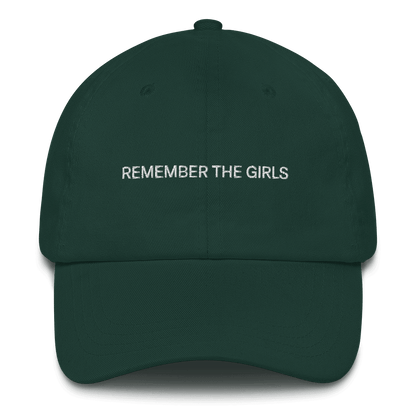 REMEMBER THE GIRLS Embroidered Hat - Polychrome Goods 🍊