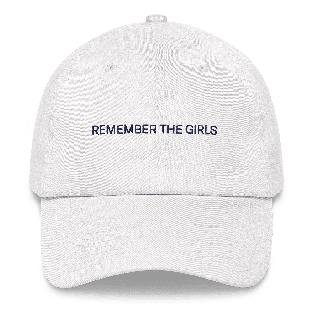 REMEMBER THE GIRLS Embroidered Hat - Polychrome Goods 🍊