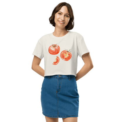 Ripened Tomatoes Crop Top - Polychrome Goods 🍊