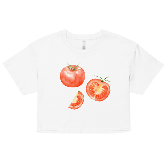 Ripened Tomatoes Crop Top - Polychrome Goods 🍊