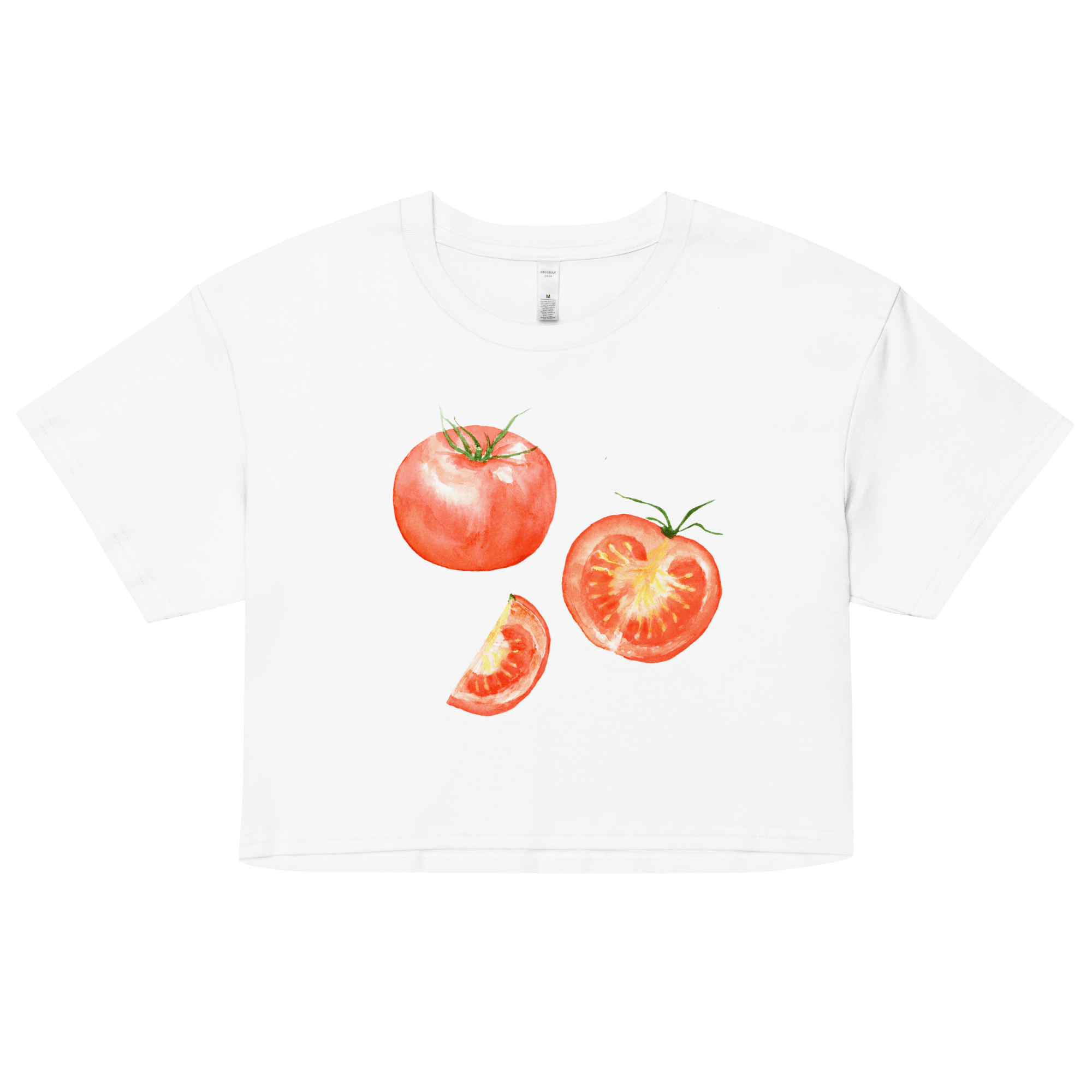 Ripened Tomatoes Crop Top - Polychrome Goods 🍊