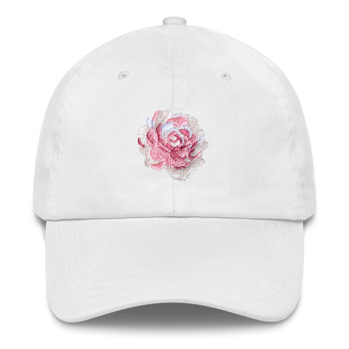 Rose Flower Embroidered Hat