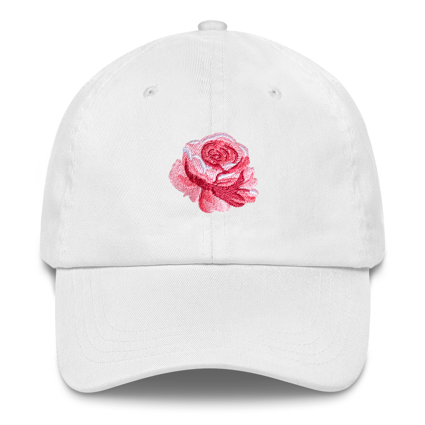 Rose Flower Embroidered Hat