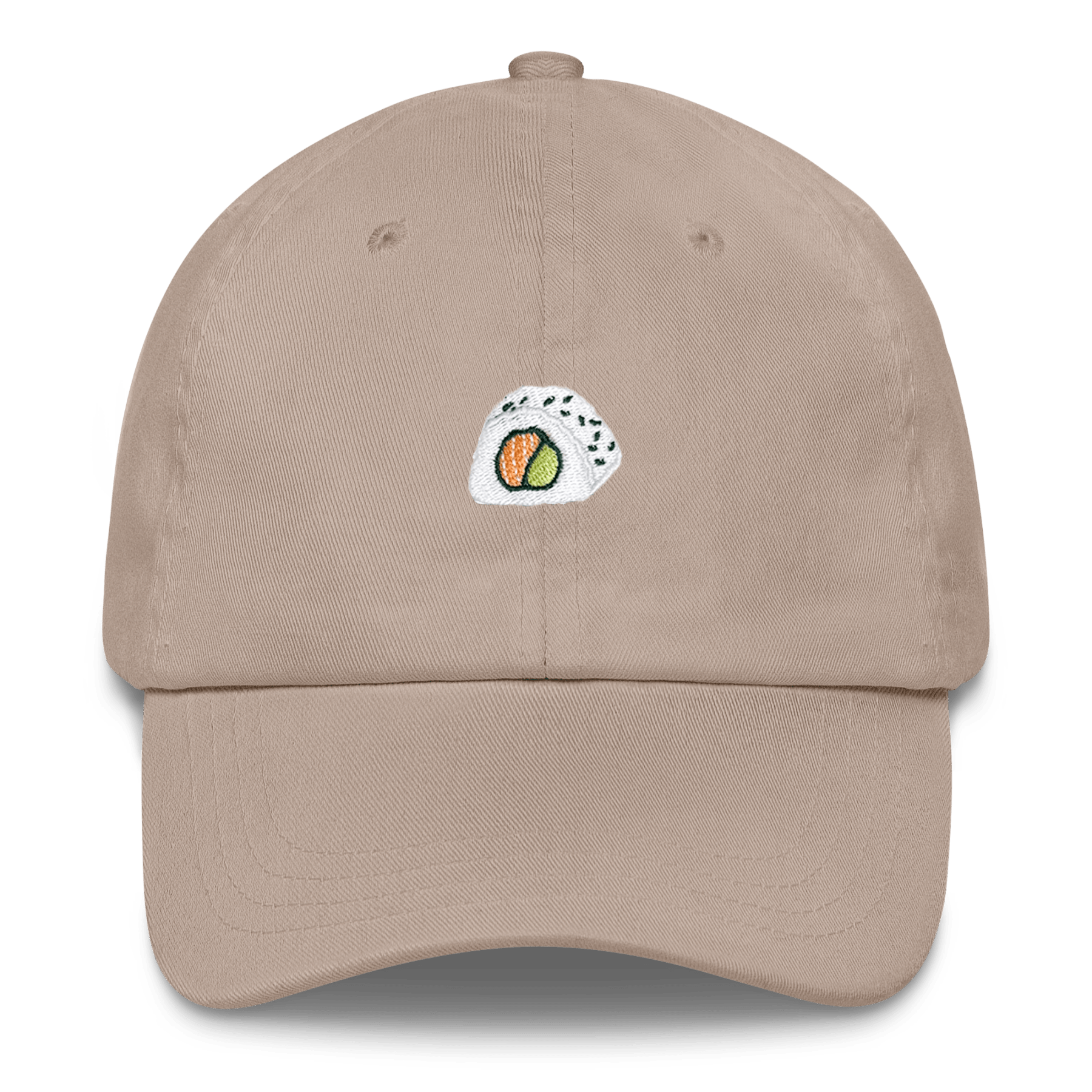 Salmon Avocado Sushi Roll Embroidered Hat - Polychrome Goods 🍊