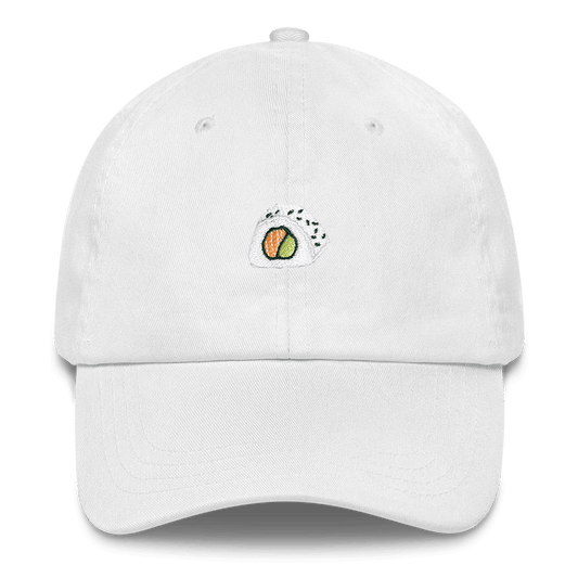 Salmon Avocado Sushi Roll Embroidered Hat - Polychrome Goods 🍊