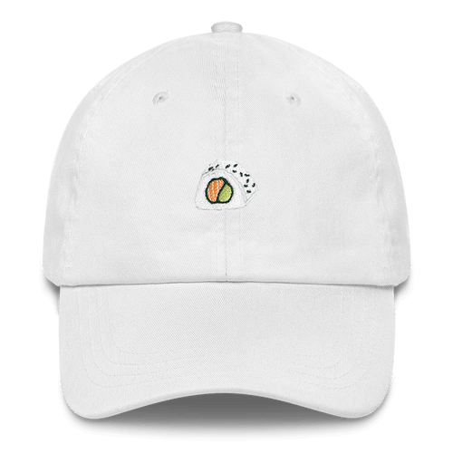 Salmon Avocado Sushi Roll Embroidered Hat