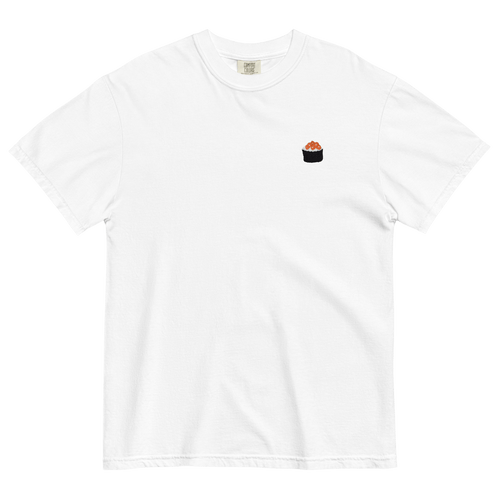 Salmon Roe Sushi Embroidered T-Shirt