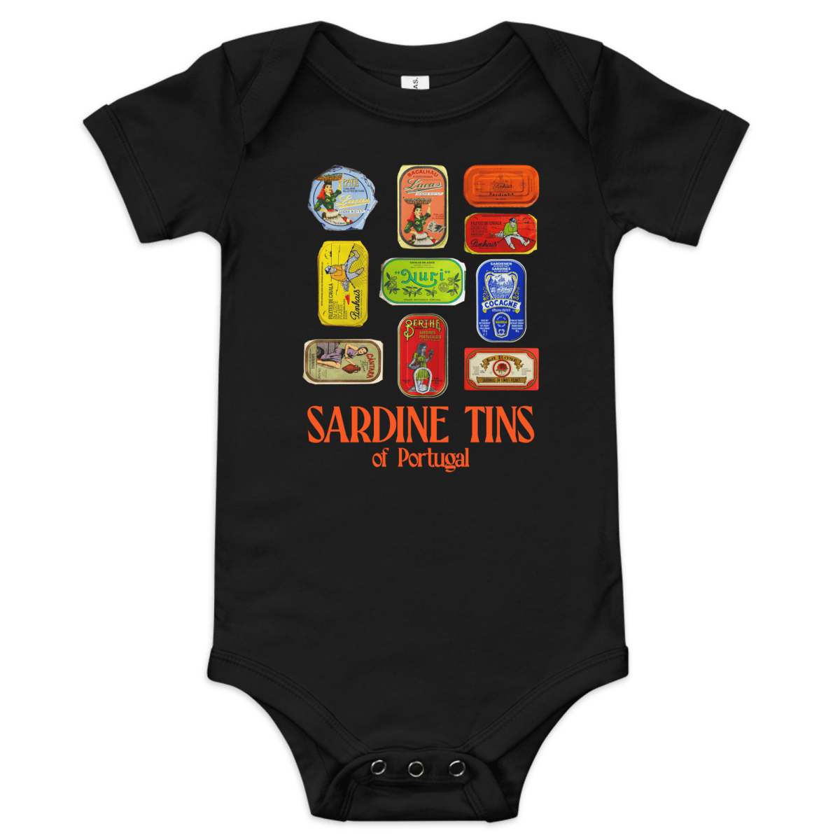 Sardine Tins of Portugal Baby Onesie - Polychrome Goods 🍊