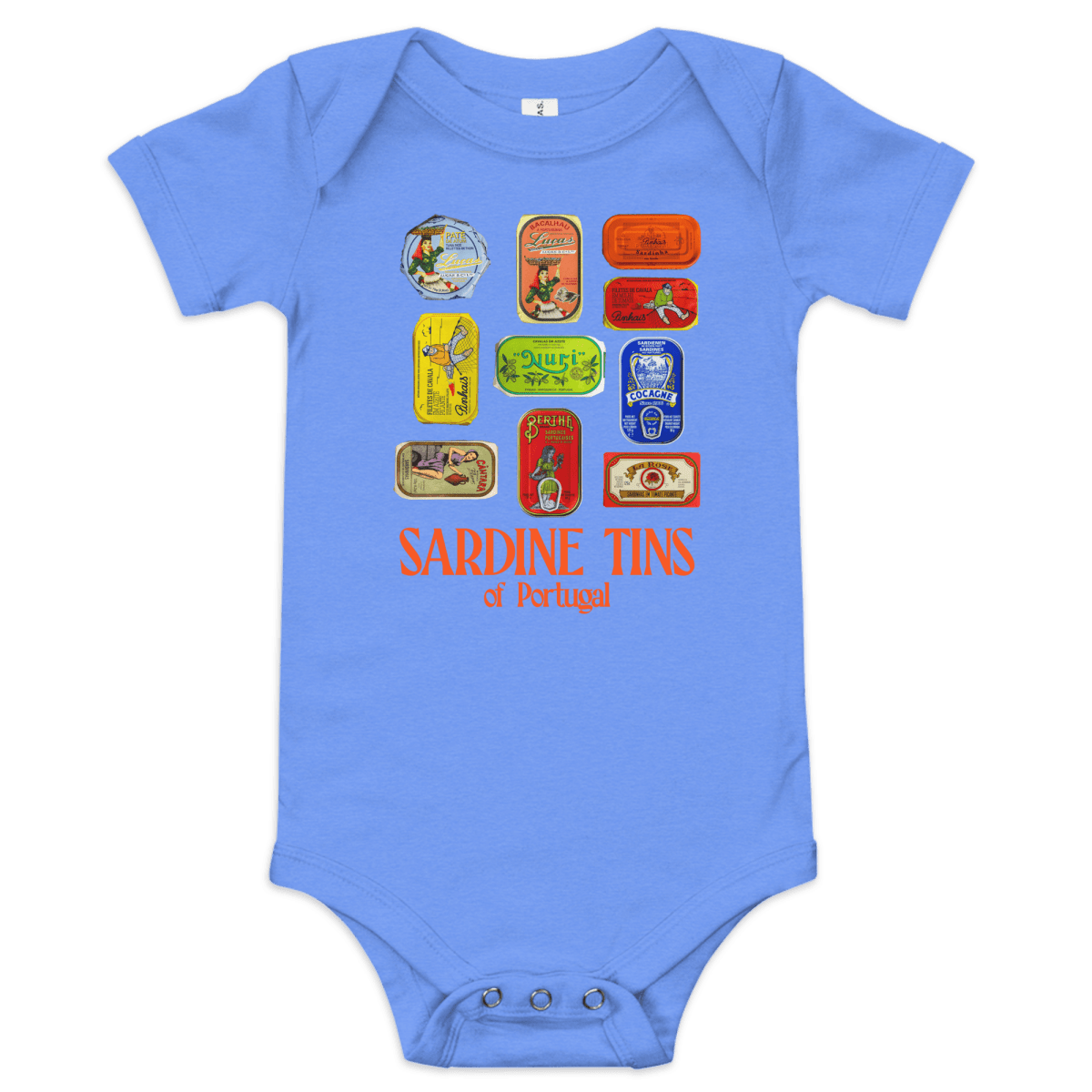 Sardine Tins of Portugal Baby Onesie - Polychrome Goods 🍊