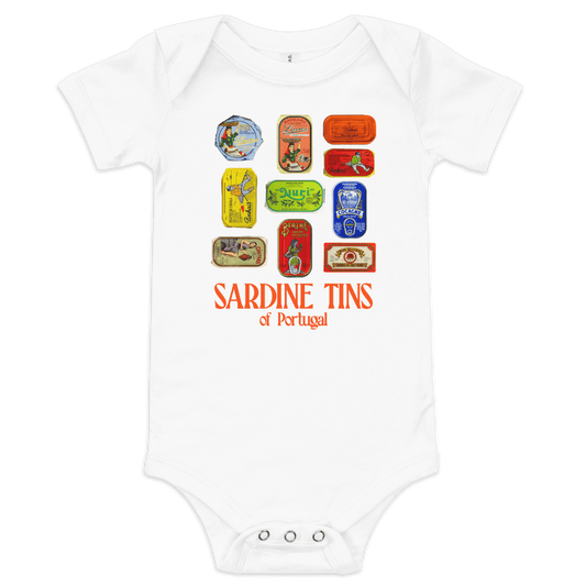 Sardine Tins of Portugal Baby Onesie - Polychrome Goods 🍊