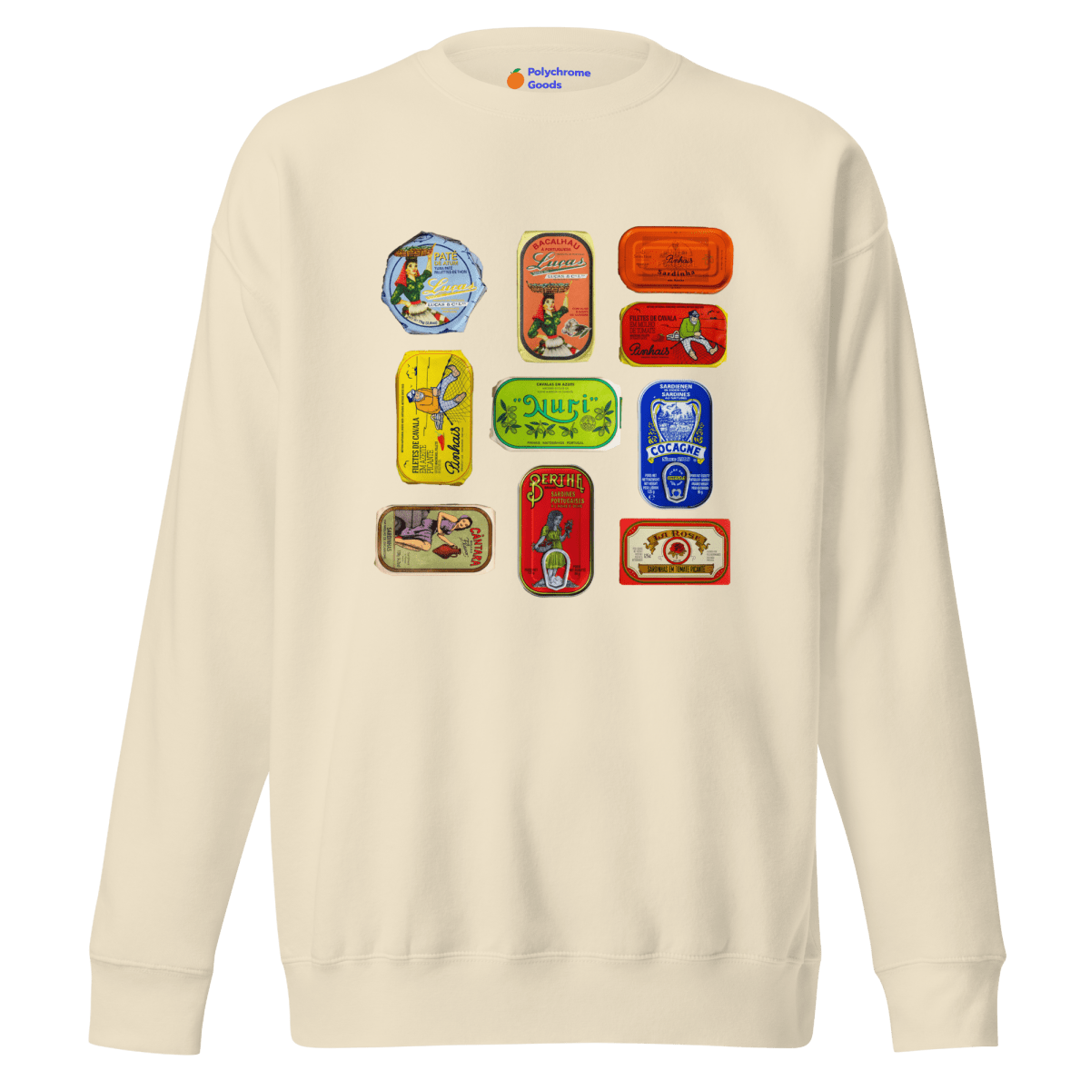 Sardine Tins of Portugal Sweatshirt - Polychrome Goods 🍊