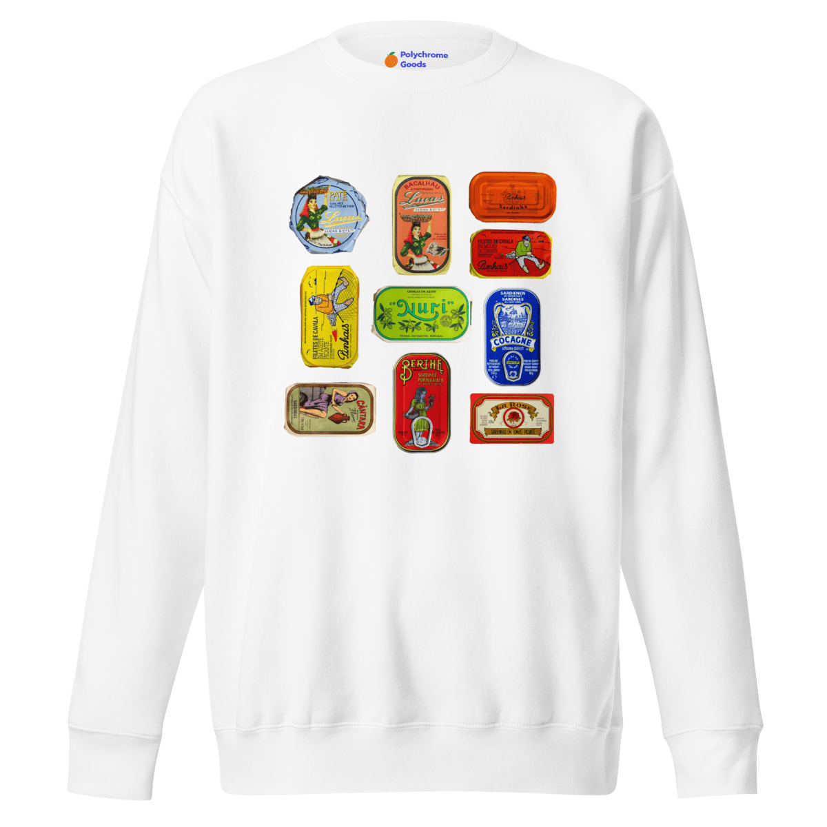 Sardine Tins of Portugal Sweatshirt - Polychrome Goods 🍊