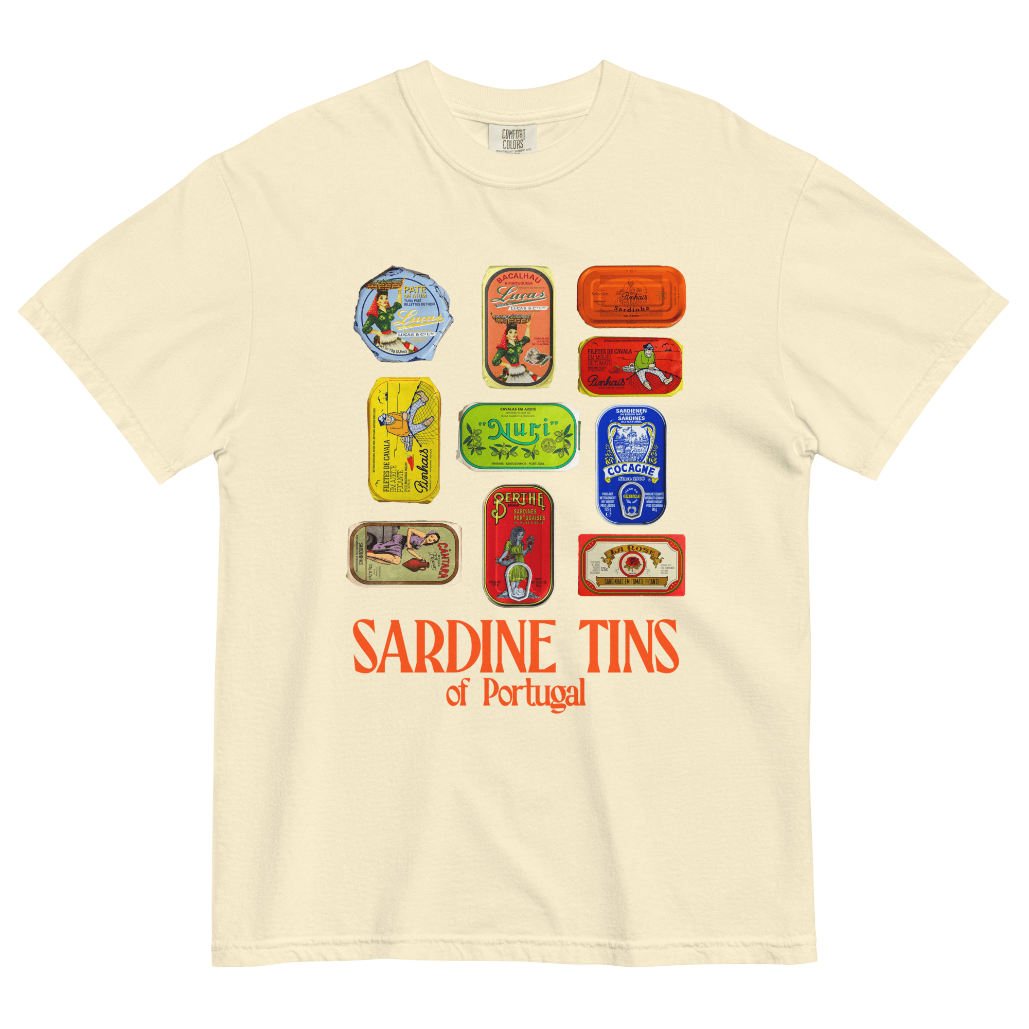 Sardine Tins of Portugal T-shirt - Polychrome Goods 🍊