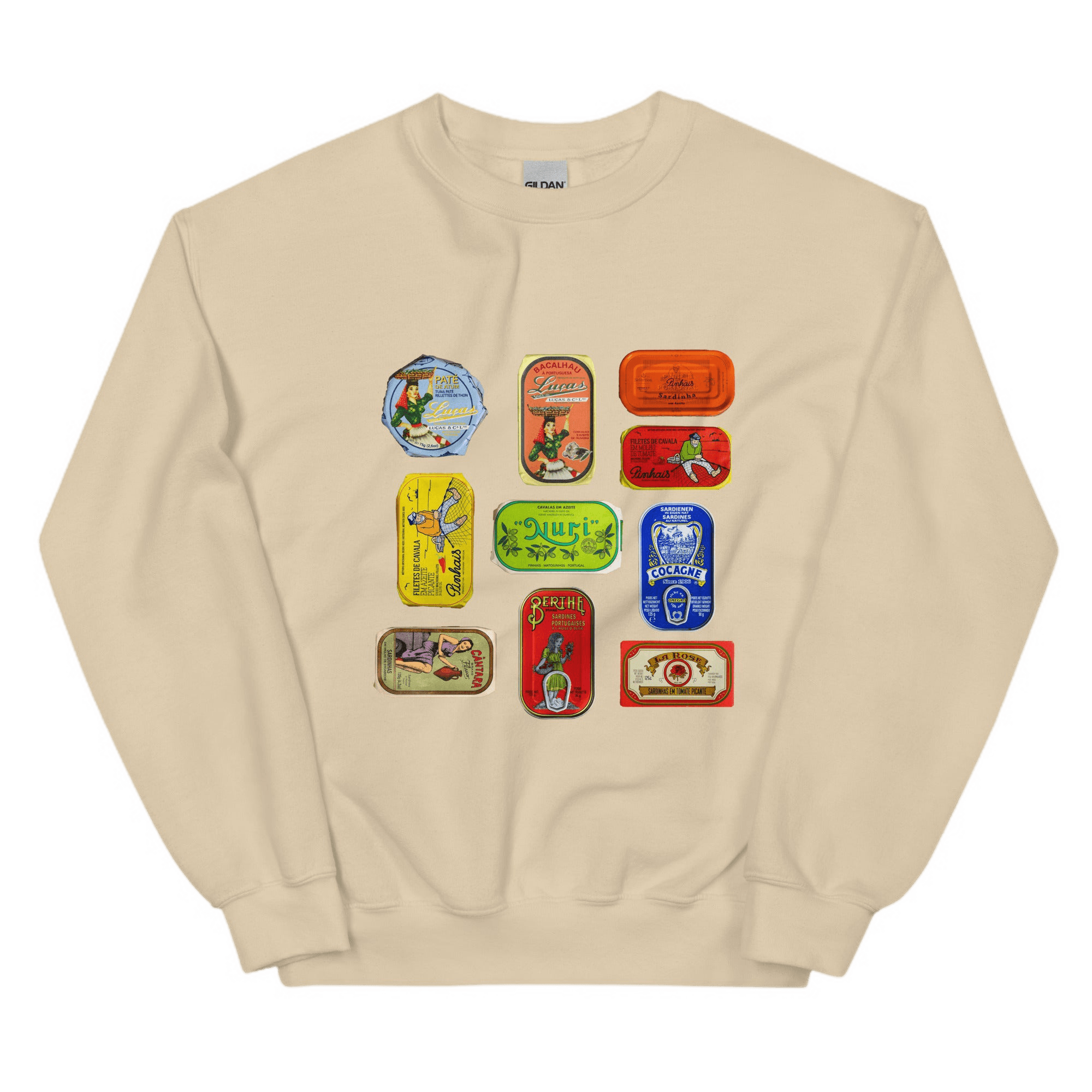 Portuguese Sardine Tins Unisex Sweatshirt Polychrome Goods