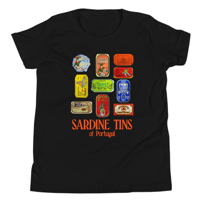 Sardine Tins of Portugal Youth T-Shirt - Polychrome Goods 🍊