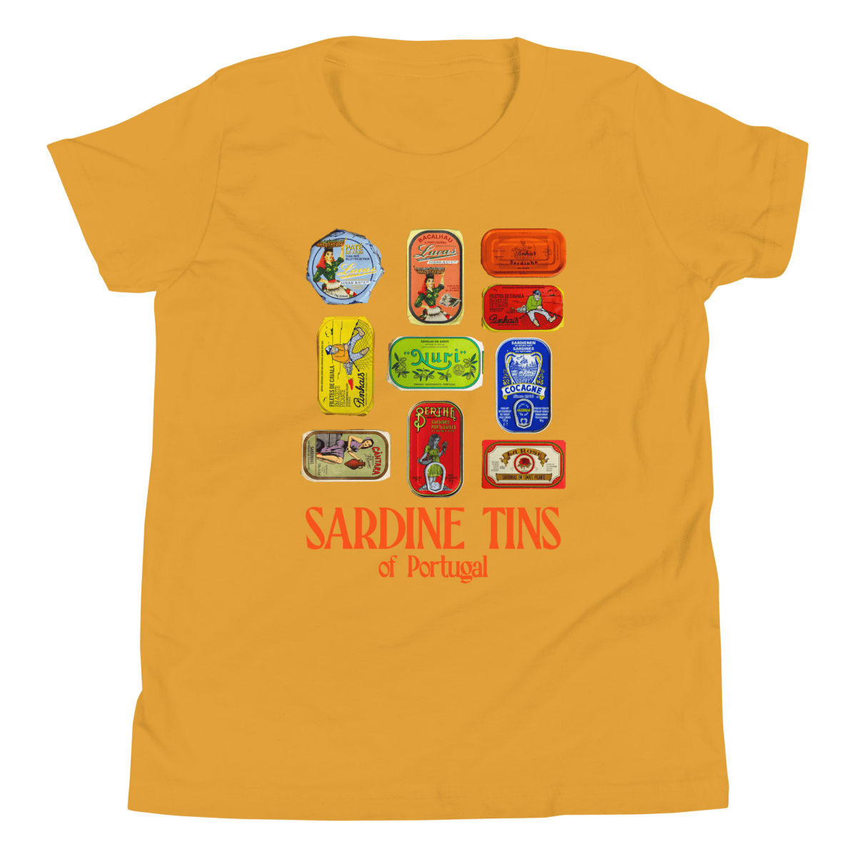 Sardine Tins of Portugal Youth T-Shirt - Polychrome Goods 🍊