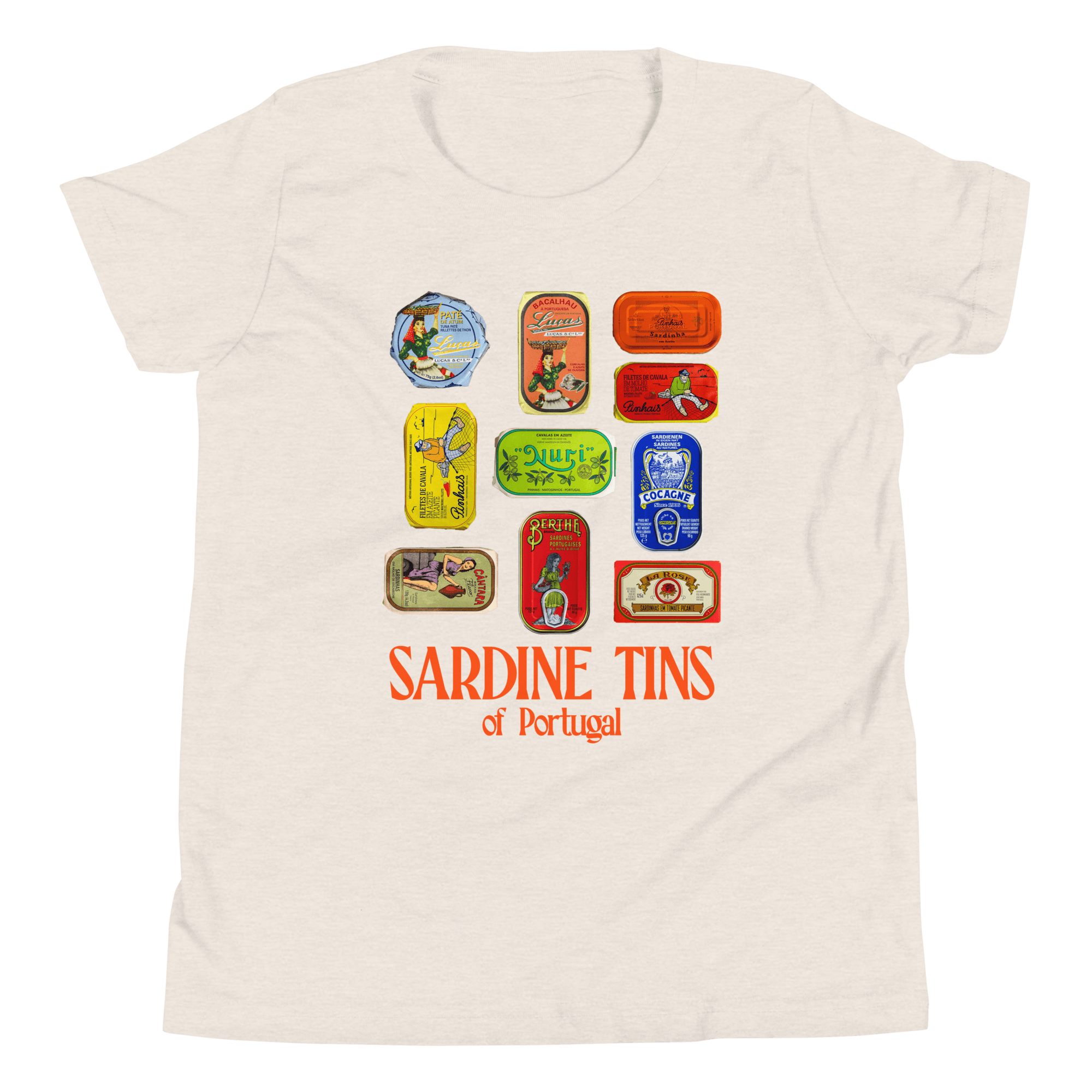 Sardine Tins of Portugal Youth T-Shirt - Polychrome Goods 🍊
