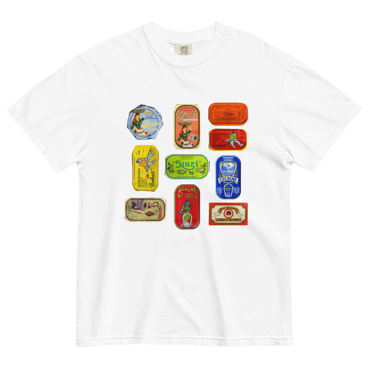 Sardine Tins Tee - Polychrome Goods 🍊