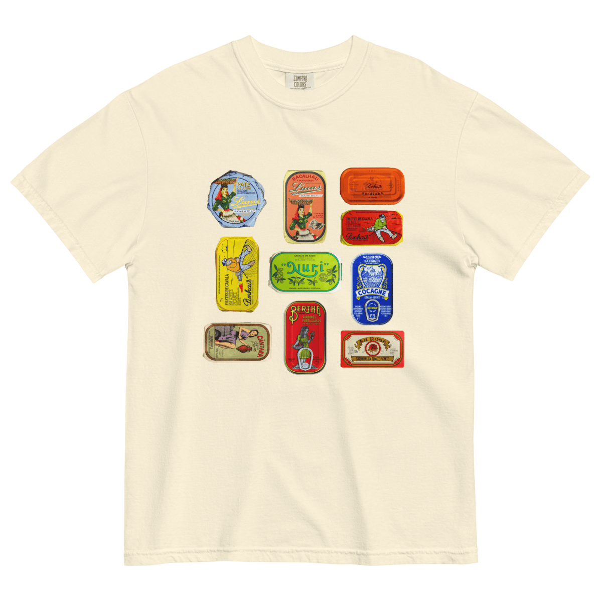 Sardine Tins Tee - Polychrome Goods 🍊