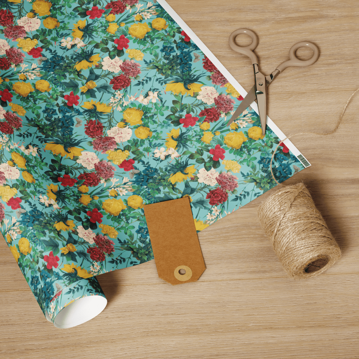 Serena Floral Wrapping Paper - Polychrome Goods