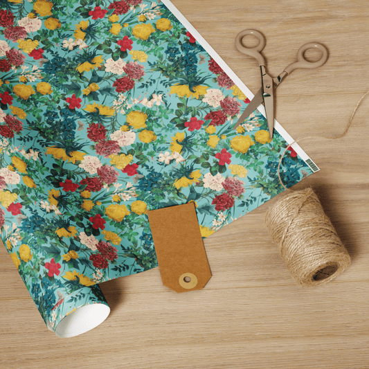 Serena Floral Wrapping Paper - Polychrome Goods