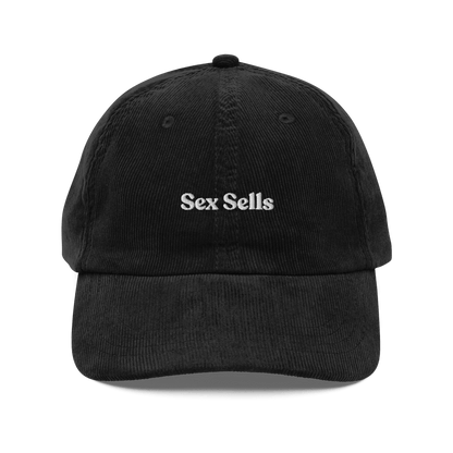 Sex Sells Embroidered Corduroy Hat - Polychrome Goods