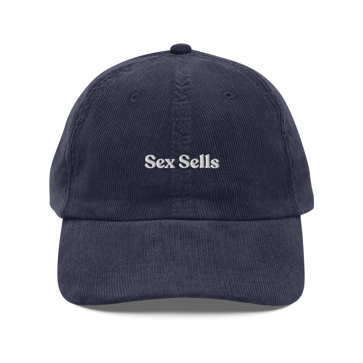 Sex Sells Embroidered Corduroy Hat - Polychrome Goods