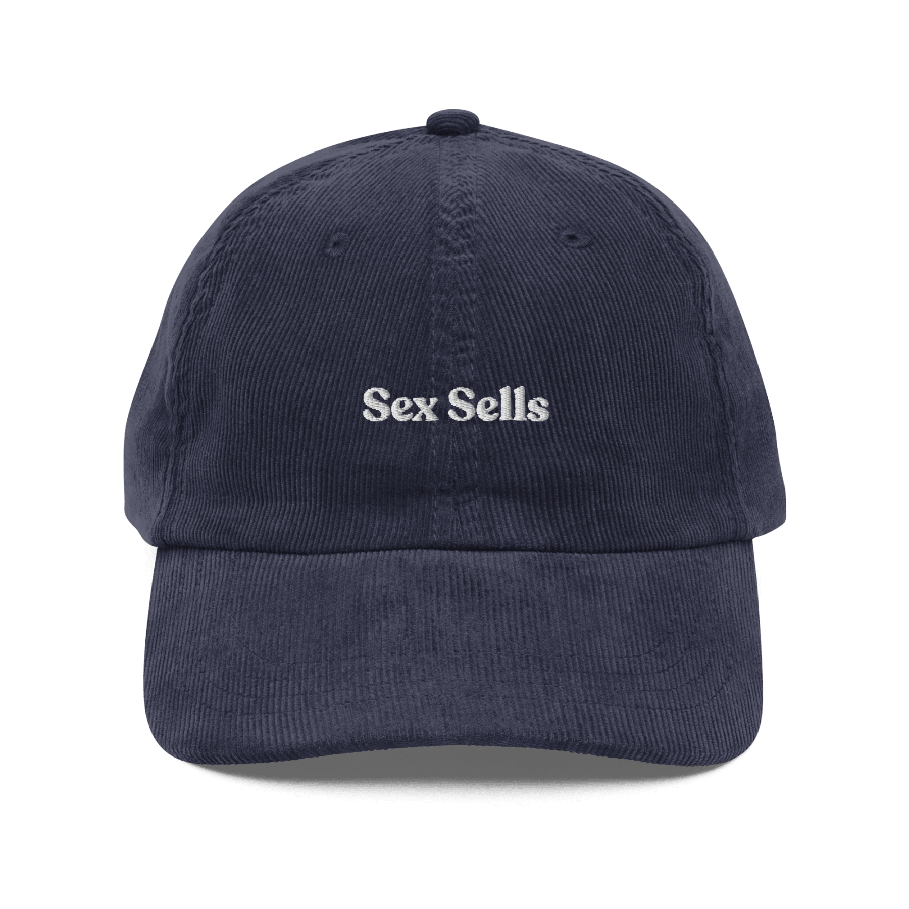Sex Sells Embroidered Corduroy Hat - Polychrome Goods