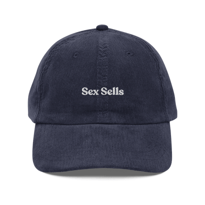 Sex Sells Embroidered Corduroy Hat - Polychrome Goods