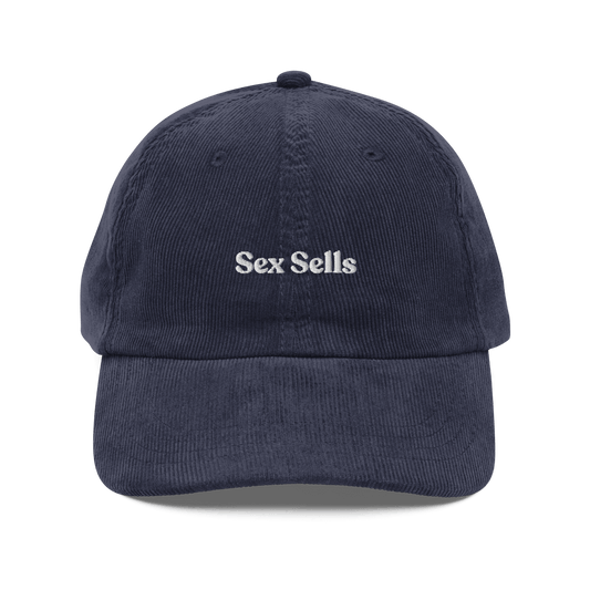 Sex Sells Embroidered Corduroy Hat - Polychrome Goods