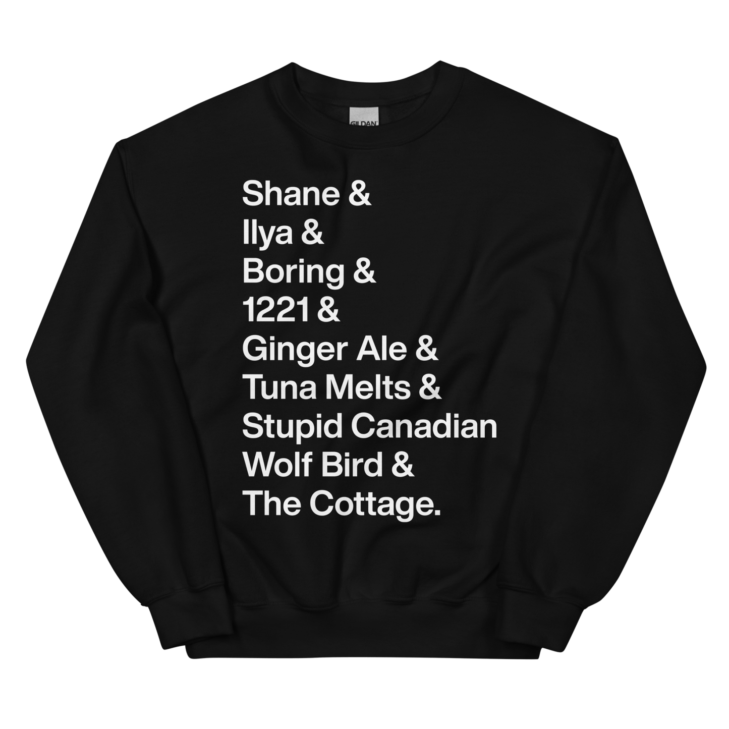 Shane & Ilya & Heated Rivalry Iconic Words Sweatshirt - Polychrome Goods
