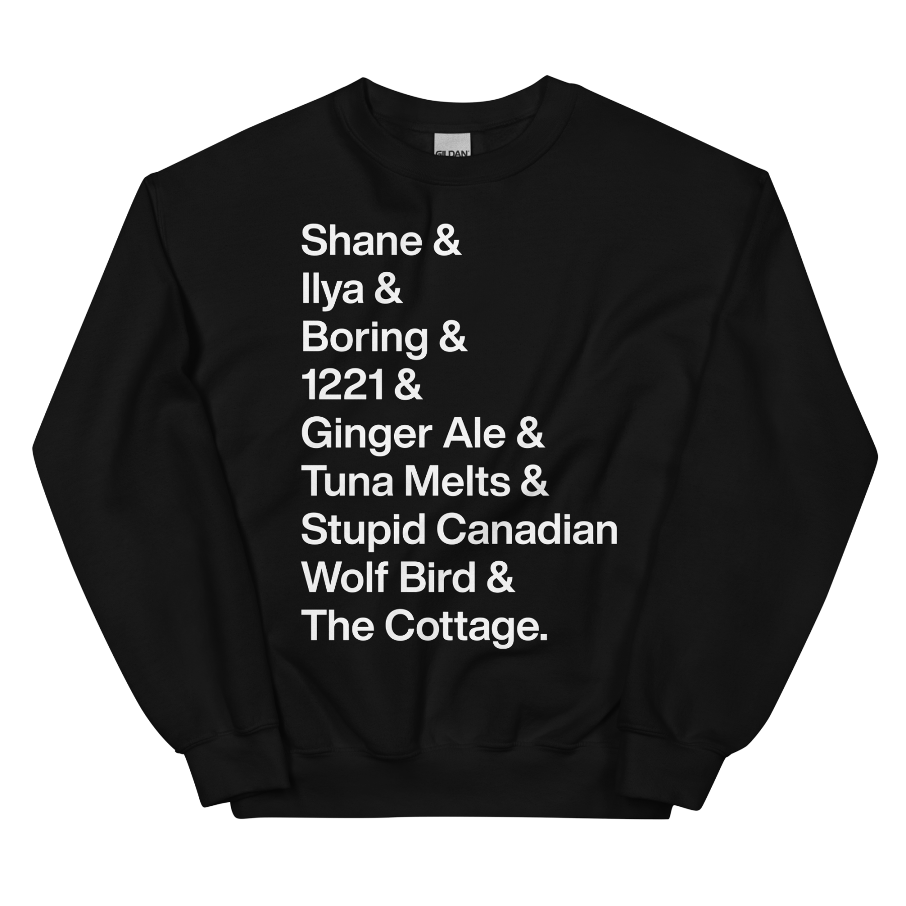 Shane & Ilya & Heated Rivalry Iconic Words Sweatshirt - Polychrome Goods